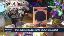 Siswa SMP Ubah Sampah Plastik Menjadi Busana Adat