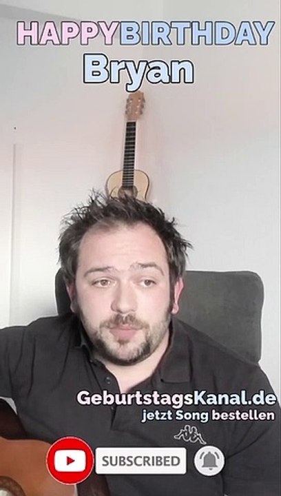Happy Birthday, Bryan! Geburtstagsgrüße an Bryan
