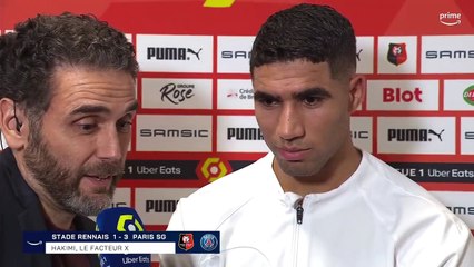 La réponse insolite d'Hakimi après une question sur son but