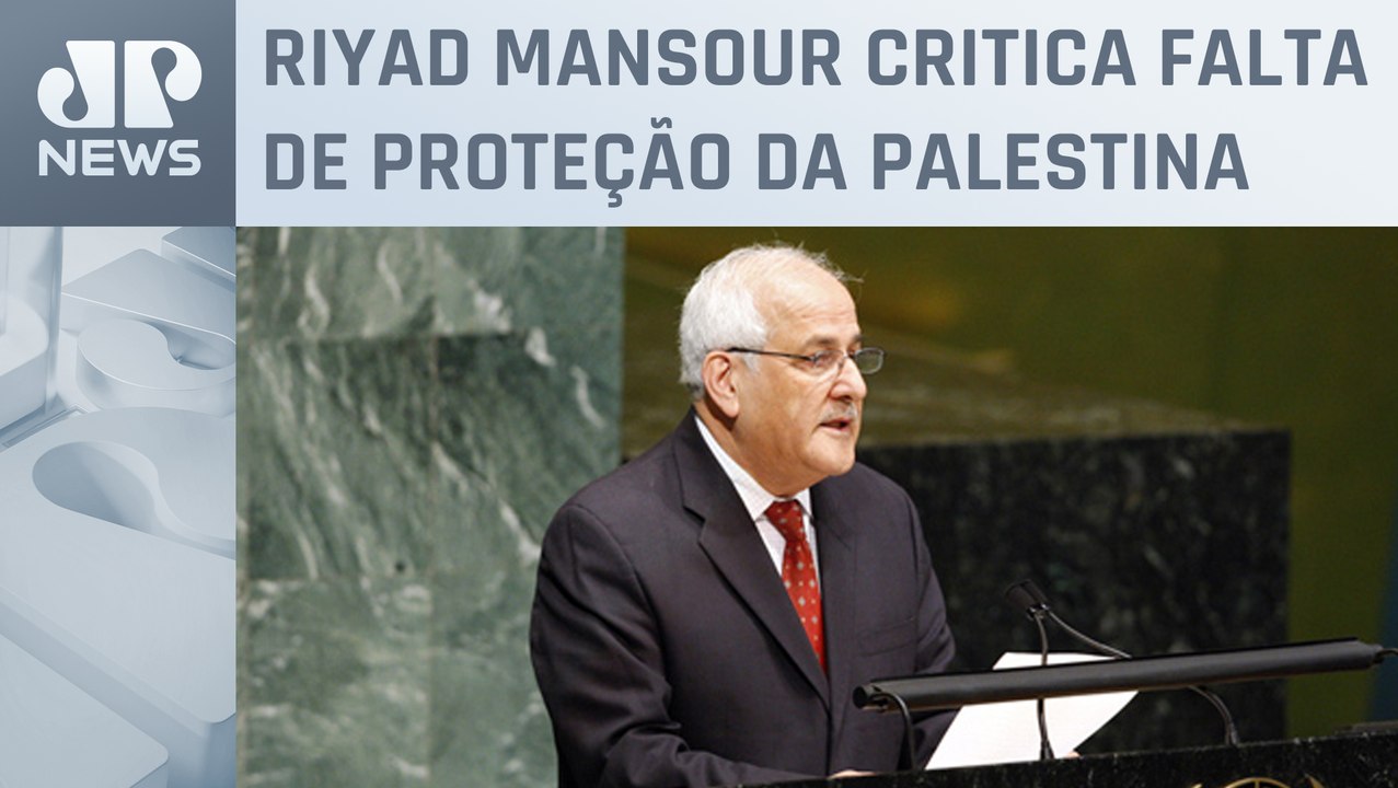 Diplomata palestino da ONU defende paz em Conselho de Segurança