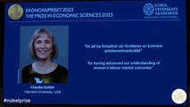 Le prix Nobel d'économie 2023 revient à l'Américaine Claudia Goldin
