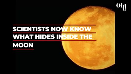 Scientists now know what hides inside the Moon