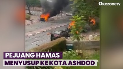 Pejuang Hamas Lanjutkan Serangan, Menyusup dan Serang Kota Ashdod