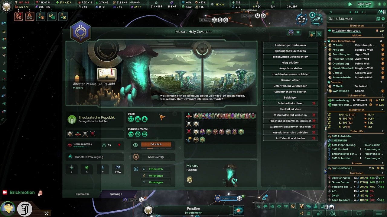 Krieg gegen Makaru Holy Covenant | Stellaris 82