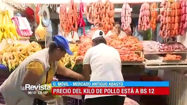 Baja el kilo de pollo en mercados cruceños y se ofrece en Bs 12