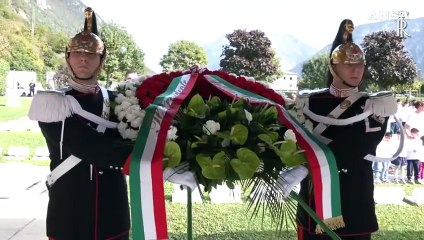 Vajont:  sessanta anni fa la tragedia, Mattarella sui luoghi del disastro