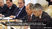 M.O., Lavrov: Russia pronta a contributo per soluzione conflitto