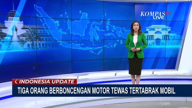 Sopir Diduga Mengantuk, Mobil Tabrak Motor Bonceng Tiga di Kemayoran Jakarta!