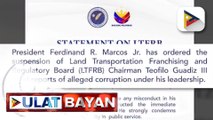 LTFRB Chairperson Teofilo Guadiz III, sinuspinde na ni PBBM