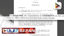 SC, hinihingi ang komento ng Senado, Kamara, DOF, at ni Exec. Sec. Bersamin ukol sa petisyon ni...