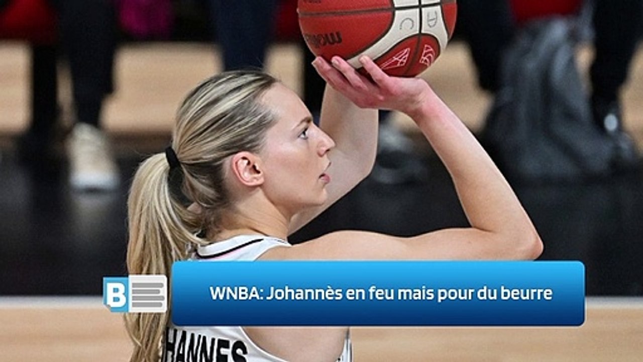 WNBA: Johannès en feu mais pour du beurre