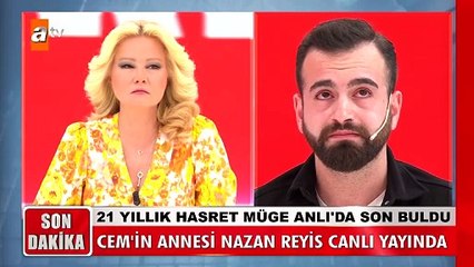 Müge Anlı'da 21 yıllık anne hasreti 20 dakikada son buldu