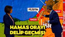 Hamas İsrail Sınırını Delerek Geçmiş! Emekli Tuğgeneral Haritada Göstererek Anlattı