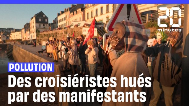 Douarnenez : « Go home ! »… Des croisiéristes accueillis par des huées dans le Finistère