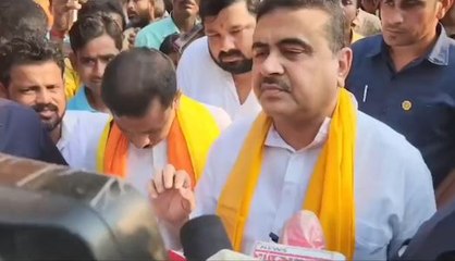 তৃণমূল ধর্না না তুললে রাজভবন অভিযান করবে বিজেপি : শুভেন্দু অধিকারী