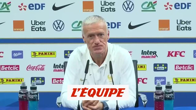Deschamps : « CM 2030, en termes d'éthique, on n'y est pas trop » - Foot - Qualif. Euro - Bleus