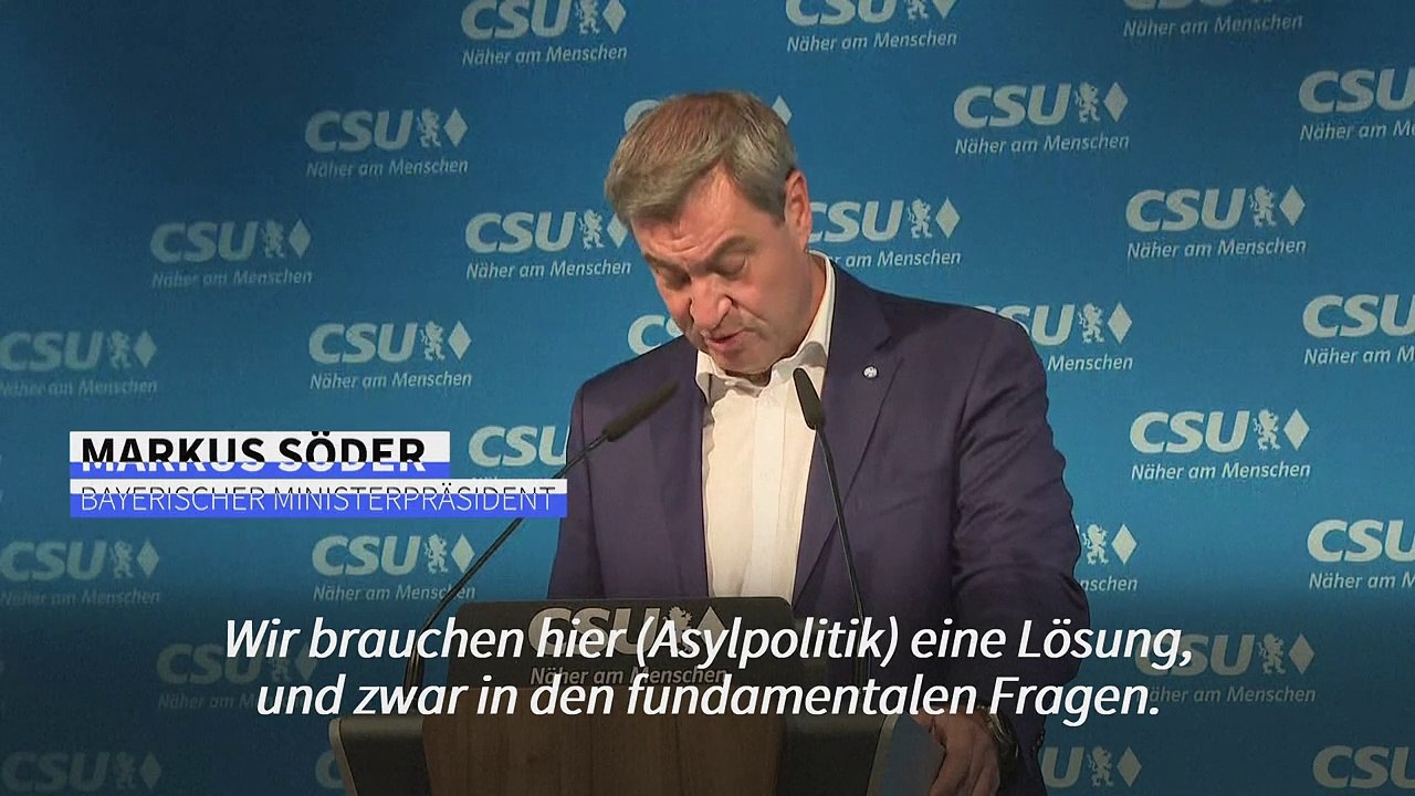 Söder stellt Grundrecht auf Asyl in Frage