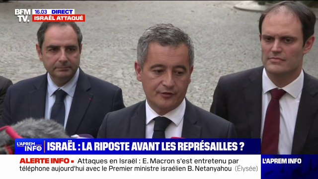 Toucher à un juif en France, c'est toucher toute la République affirme Gérald darmanin, après la réunion avec des représentants juifs de France