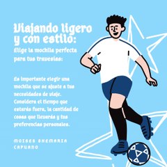Moises Shemaria Capuano| Viajando ligero y con estilo (parte 1)