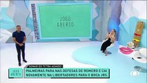 Zoeira Jogo Aberto: Renata Fan provoca Denilson e se diverte com eliminação do Palmeiras