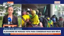 Alexandre de Moraes vota para condenar mais seis réus |  BandNews TV