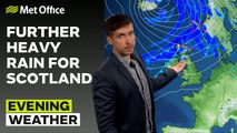 Met Office Evening Weather Forecast 09/10/2023 – Further rain reaching Scotland