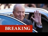 Exiled former King Juan Carlos returns to Spain for 1st time in years after royal scandal