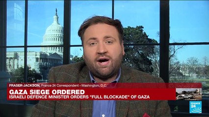 US adopting 'deterrence posture' as aircraft carrier heads towards Israel