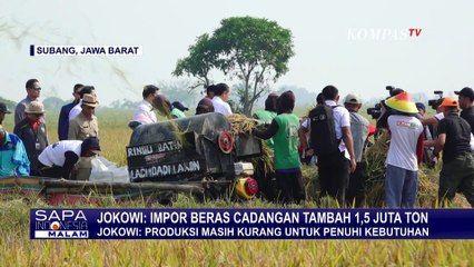 下载视频: Stok Beras di Bulog Masih Kurang, Jokowi Akan Tambah Impor 1,5 Ton Beras