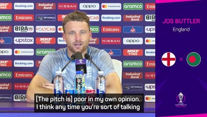 Buttler slams pitch at Dharamsala ahead of Bangladesh clash