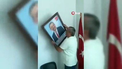 Tanju Özcan’ın fotoğrafı çöpe atıldı