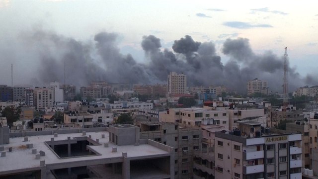 قصف إسرائيلي غير مسبوق على قطاع #غزة الآن #العربية