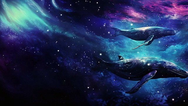 Celestial Tranquility: GALAXY WHALES' Serenity from the Stars - Ambient Bliss ✨: