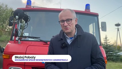 Spotkanie ze Strażakami z Trzech OSP - Błażej Poboży
