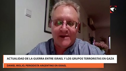 Daniel Moljo dijo "hace 2 horas empezaron a atacar el norte de Israel"
