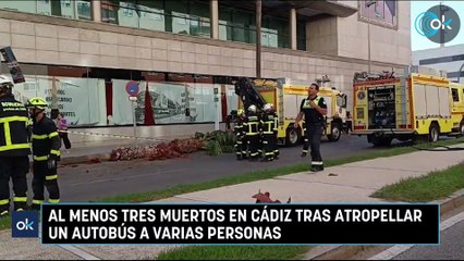 Al menos tres muertos en Cádiz tras atropellar un autobús a varias personas