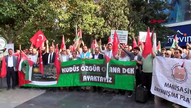 Manisa Sivil Dayanışma Platformu Filistin'e Destek Açıklaması Yaptı