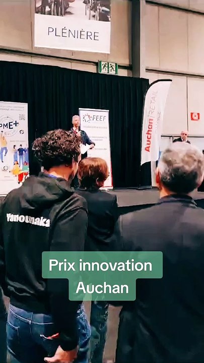 On a reçu un prix innovation @Auchan #fier #proud #récompense #prix #innovation #feef #madeinfrance #France #nouveauté #nevergiveup #dreambig
