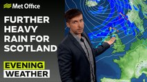 Met Office  Evening Weather Forecast 09/10/23 – Further rain reaching Scotland