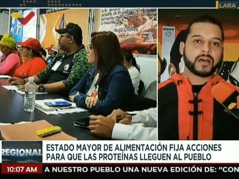 Lara | Estado Mayor de Alimentación realiza planificación para la distribución de alimentos