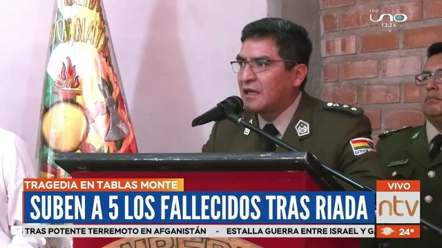 Tragedia en Tablas Monte: Suben a cinco los fallecidos en Colomi