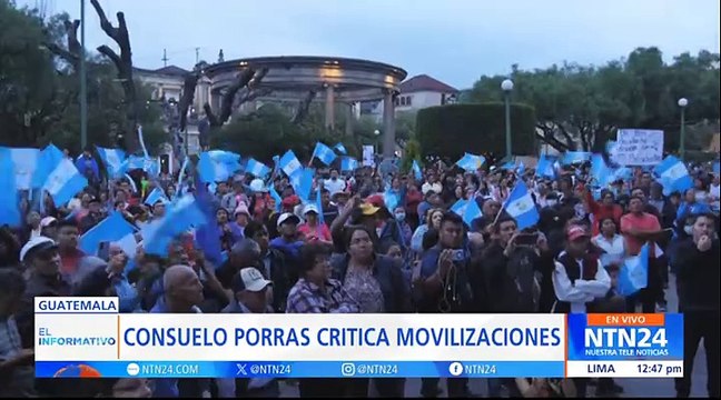 Guatemala completa ocho días de protestas y campesinos se unen con paro indefinido