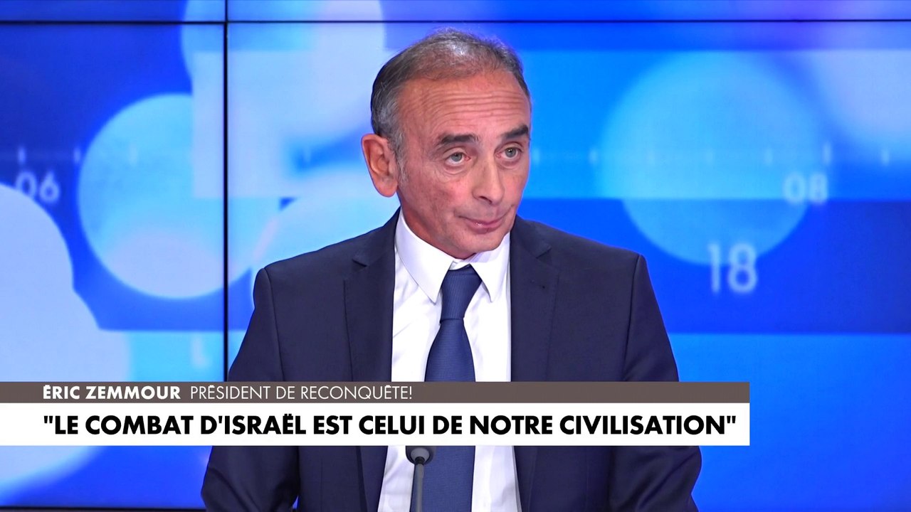 Éric Zemmour : «Il faudrait couper les aides de l’Europe au mouvement palestinien et dissoudre les frères musulmans»