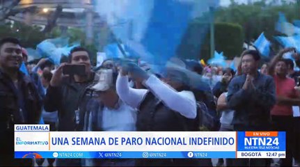 Guatemala completa ocho días de protestas y campesinos se unen con "paro indefinido"