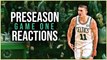 Great to have that feeling back - Celtics beat Sixers in Preseason | First to the Floor