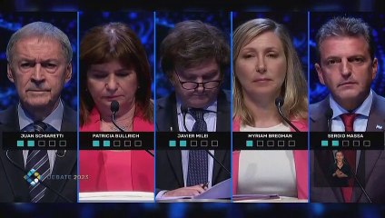 Candidatos a la presidencia de Argentina se enfrentan en acalorado debate