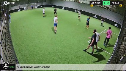 Faute de Kévin Lubat - FC CAZ