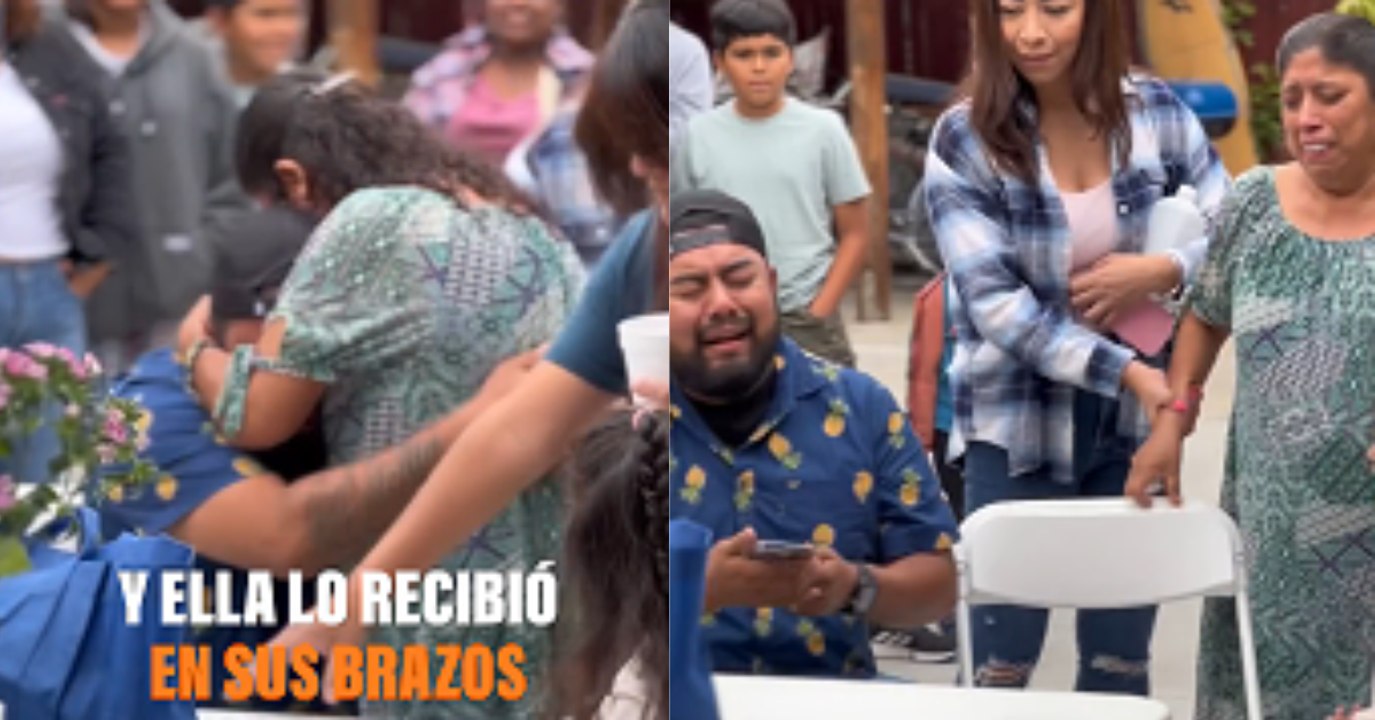 Madre e hijo se reencuentran luego de 20 años