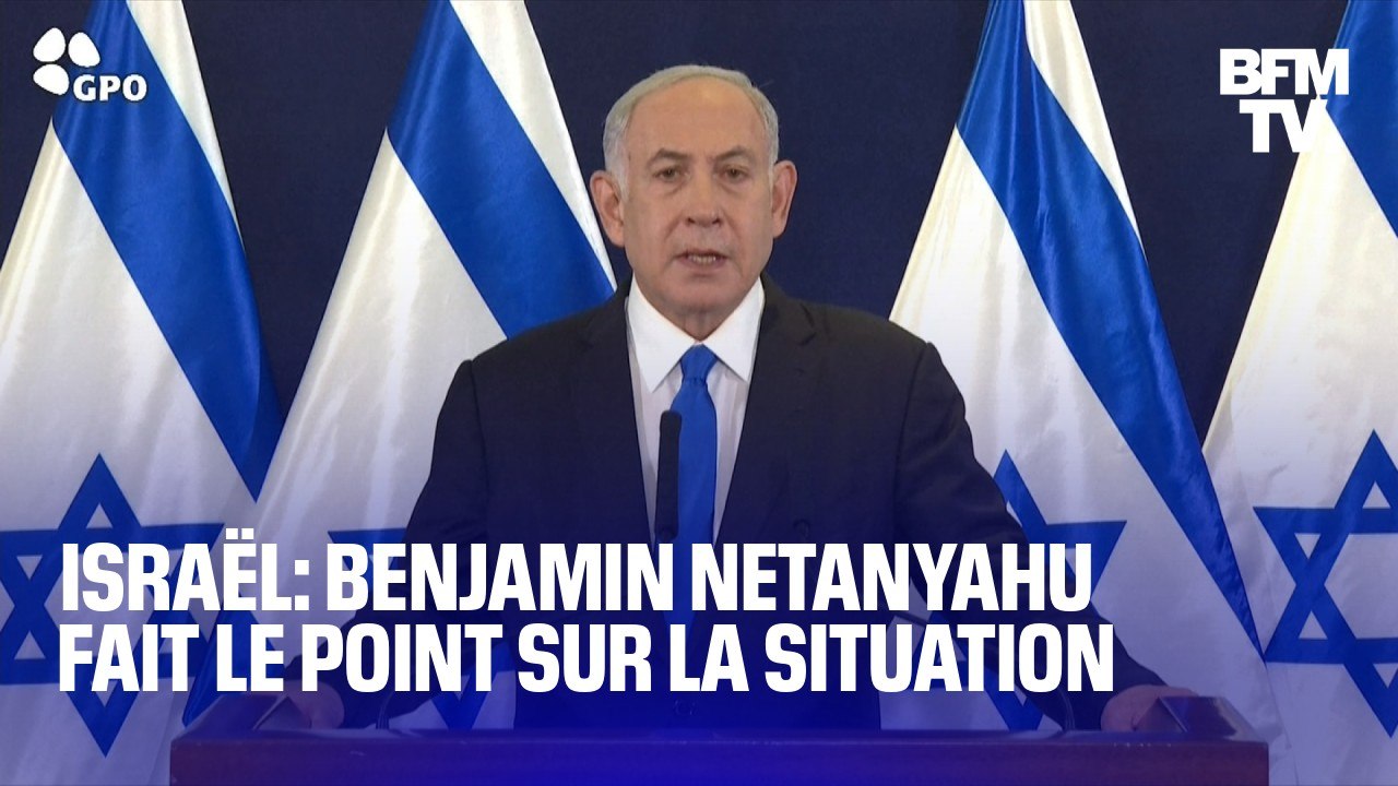 Israël: Benjamin Netanyahu, le Premier ministre israélien, annonce une "attaque massive contre le Hamas"