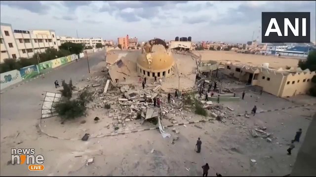 Gaza City_ Aftermath of Israeli retaliation after Hamas attacked Israel, yesterday